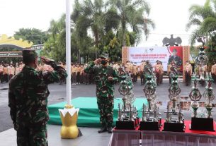 Kolonel Inf Romas Herlandes Secara Resmi Buka Tri Lomba Juang Kodim 0410/KBL