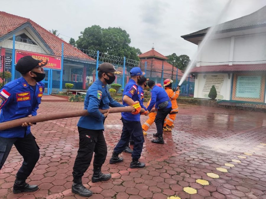 Lapas Kotaagung Panggil Satuan Pemadam Kebakaran