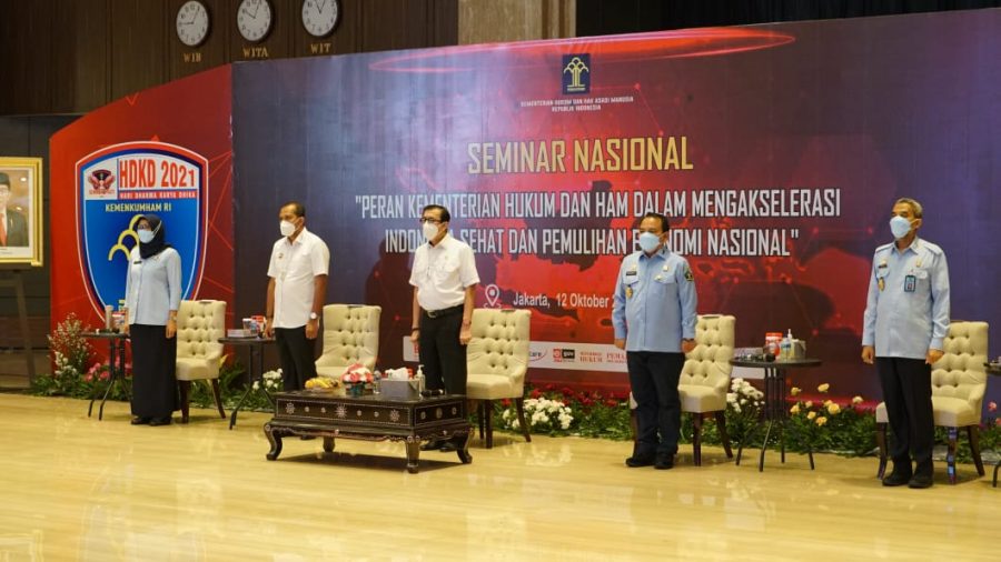 Menkumham Yasonna: Mari Berperan dalam Pemulihan Ekonomi Nasional