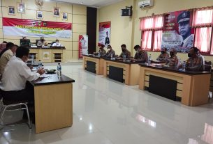 Polres Tanggamus dan Stakeholder Gelar Rakor Percepatan Vaksin Kabupaten Tanggamus