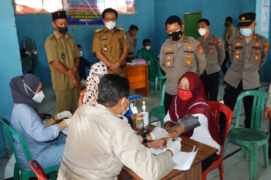 Polsek Banjar Agung Siapkan Doorprize Untuk Warga di Gerai Vaksinasi