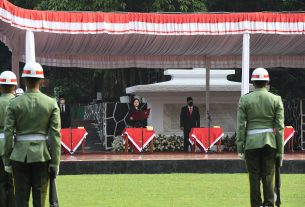 Puan Bacakan Ikrar di Upacara Peringatan Hari Kesaktian Pancasila