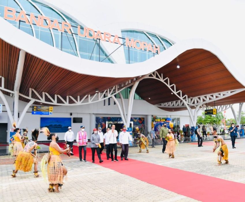 Terminal Baru Bandara Mopah Merauke Resmi Beroperasi