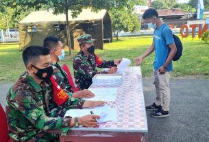 Tingkatkan Imunitas Menuju Indonesia Sehat Lanud Smo Kembali Lanjutkan Vaksinasi