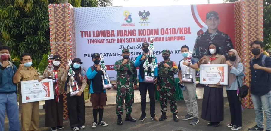 Tri Lomba Juang Kodim 0410/KBL: Binaan Koramil 410-01/Panjang Sabet Juara Umum