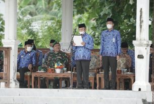 UPACARA PERINGATAN HARI KESAKTIAN PANCASILA KABUPATEN PESISIR BARAT TAHUN 2021