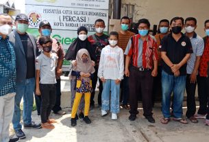 Wilson dan Andri Lepas Atlit PERCASI Bandar Lampung ke Turnamen di Serang