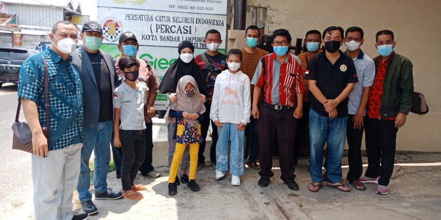 Wilson dan Andri Lepas Atlit PERCASI Bandar Lampung ke Turnamen di Serang