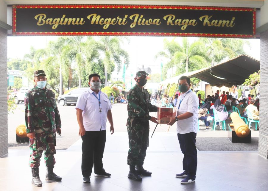 Kolonel Inf Romas Herlandes Terima kunjungan Deputi Branch Manager PT. Indomaret Cabang Lampung