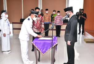 Bupati Raden Adipati Lantik 2 Pejabat Kakam dan 1 Kakam Hasil PAW