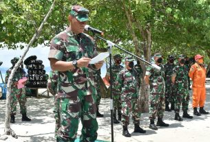 10 Personil Kodim Lamtim Selesai Mengikuti Latguncal Korem Gatam