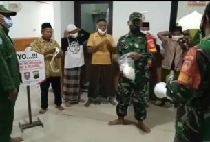 Babinsa Ingatkan Para Jamaah Agar Tidak Terlena