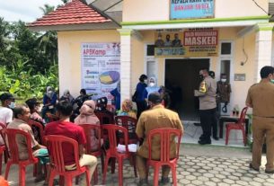 Ciptakan Herd Immunity, Warga Kampung Banjar Setia Vaksinasi Massal
