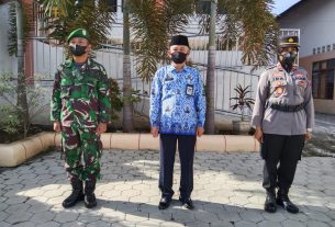 Dalam Rangka Memperingati HUT Korpri Ke-50 Tahun, Danramil Karangmalang Ikuti Upacara