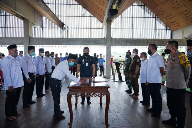 Deklarasi damai Pilkati Bupati Mengimbau Calon Bersaing Sehat