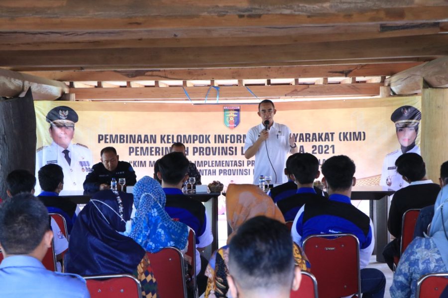 Dinas Kominfotik Provinsi Lampung Lakukan Pembinaan Kelompok Informasi Masyarakat (KIM) di Tulang Bawang Barat
