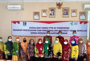 Dinkes Lampung Timur Sosialisasikan PTM