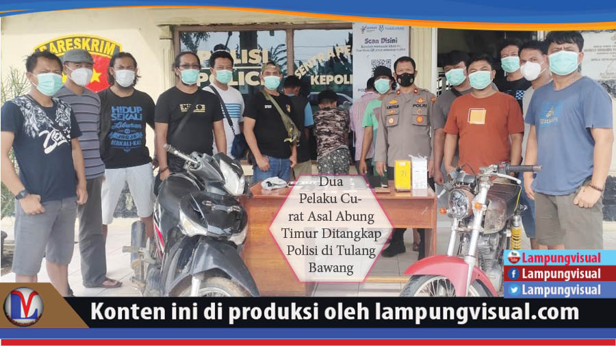 Dua Pelaku Curat Asal Abung Timur Ditangkap Polisi Tulang Bawang