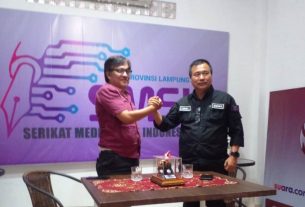 HBM Balon Ketua PWI Lampung Janji Jaga Marwah