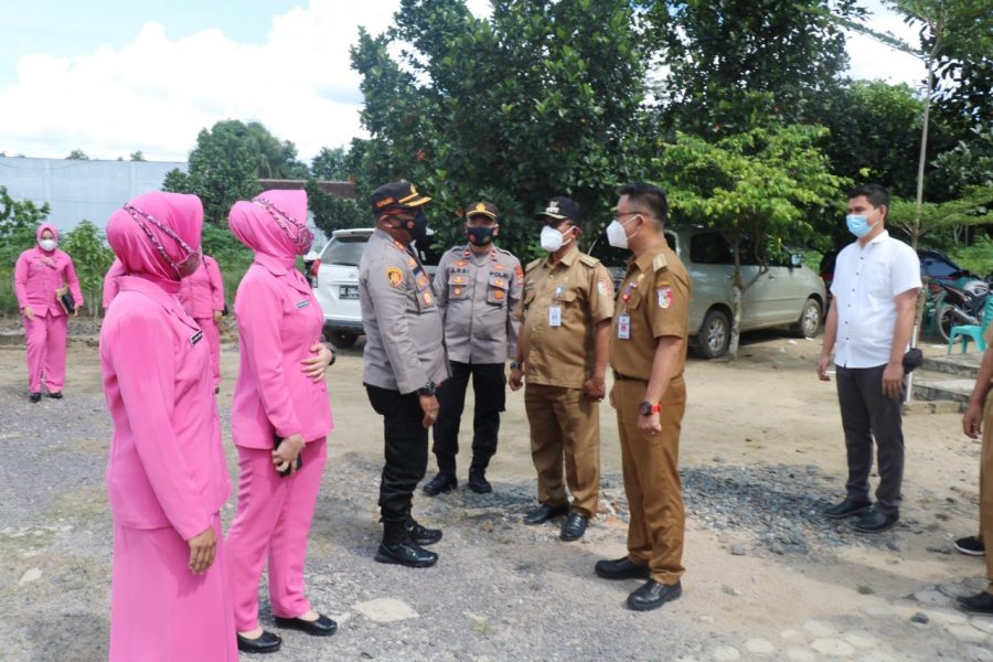 Kapolres dan Ketua Bhayangkari Cabang Tulang Bawang Lakukan Kunker di Dua Polsek, Ini Kegiatannya