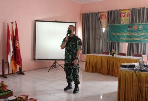 Kolonel Inf Romas Herlandes Buka Acara Latihan Penyegaran Nilai - Nilai Patriotisme Kepada Generasi Pemuda Tahun 2021