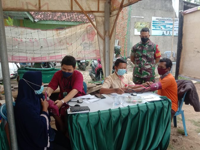 Koramil 410-06/Kedaton Gelar Vaksinasi