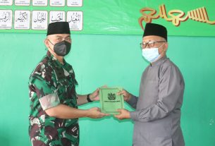 Kunjungi Panti Asuhan Ruwa Jurai, Dandim Ajak Warga Panti Do'a Bersama Untuk Negeri
