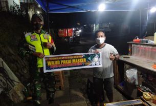 Malam Hari Warga Tak Luput Dari Gakplin Prokes