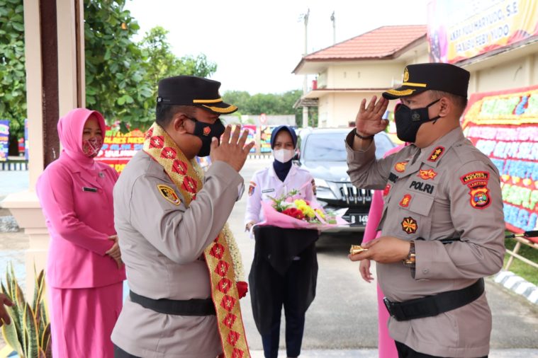 Mapolres Mesuji Gelar Sejumlah Rankaian Acara Pisah Sambut Kapolres