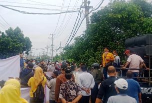 Masyarakat 4 Desa di Lampung Utara Gelar Aksi Terkait SUTT