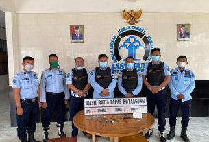 Menyambut bulan November Lapas Kelas IIB Kota Agung Gelar Operasi Simpatik,