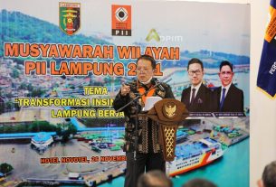 Muswil PII Lampung 2021, Gubernur Arinal Djunaidi Ajak Para Insinyur Berkontribusi dalam Pembangunan