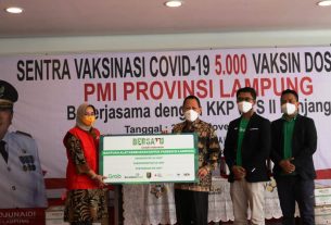 PMI Provinsi Lampung Terima Bantuan Alat Kesehatan dari GRAB Indonesia