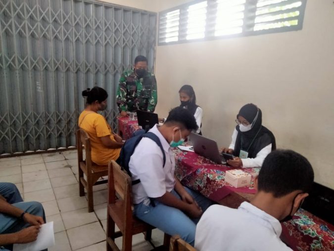 Koramil 410-01/Panjang Kembali Sidak SMK di Kecamatan Panjang