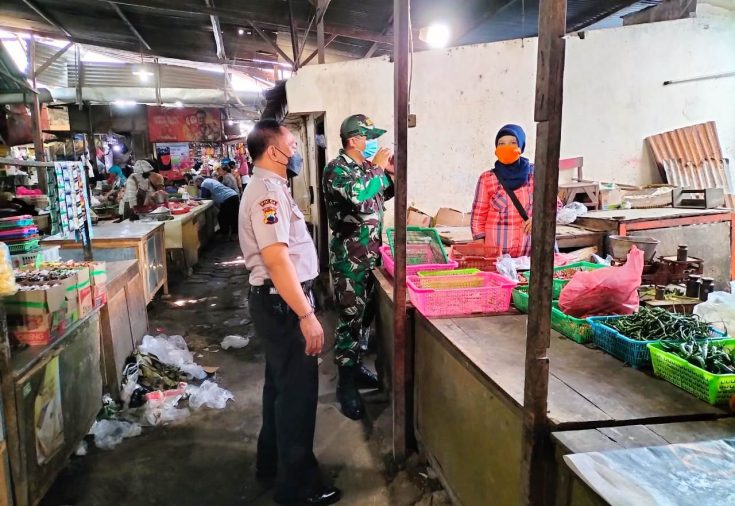 Pasar Harjodaksino Jadi Sasaran PPKM Level 2