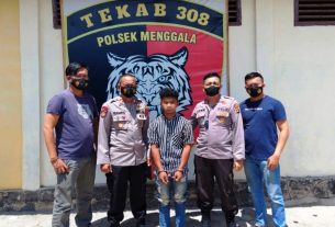 Pelaku Cabul Peras Korban Berakhir di Tangan Polsek Menggala