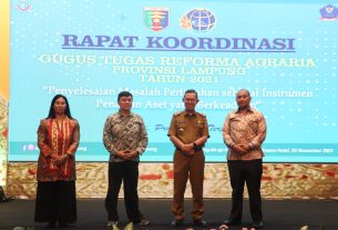Pemprov Lampung Berharap Gugus Tugas Reforma Agraria Percepat Penyelesaian Konflik Lahan