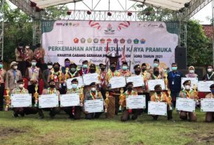 Saka Wira Kartika Borong Penghargaan Peran Saka 2021 Bojonegoro