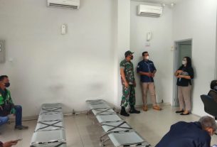 Sersan Mayor Yudhi Sambangi Wilyah Binaan Sambil Terapkan PPKM