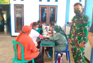 Sinergi TNI-Polri Wujudkan Target Vaksinasi Lampung Timur