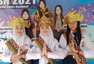 Siswa SMPN 1 Liwa Wakili Lampung Pada KSN Tingkat Nasional