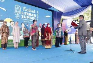 Susy Imelda Beni Hernedi Dilantik Jadi Bunda Literasi Kabupaten Muba