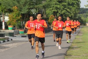 Tes Kesegaran Jasmani Prajurit Kodim 0725/Sragen