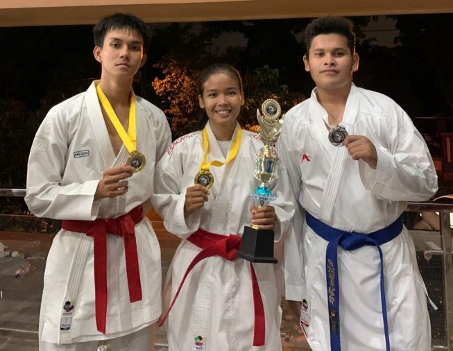 The Best, Tiga Mahasiswa Kampus Biru ini Juara Kejuaraan Karate Open di Sumatra Selatan