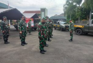 Tingkatkan Keamanan Wilayah Jelang Nataru 2022, Dandim 0410/KBL Bentuk 1 Peleton Tim Patroli SS-SB