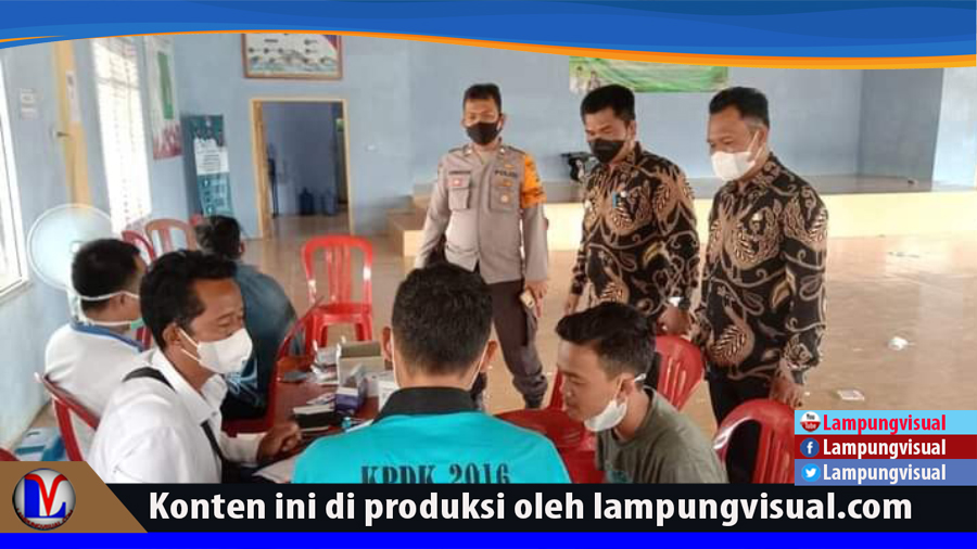 Camat Tanjung Raya Tinjau Langsung Proses Vaksinasi Di TKM Dan Brabasan