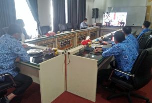 Wakil Bupati Tanggamus Mengikuti Kegiatan Penyerahan DIPA