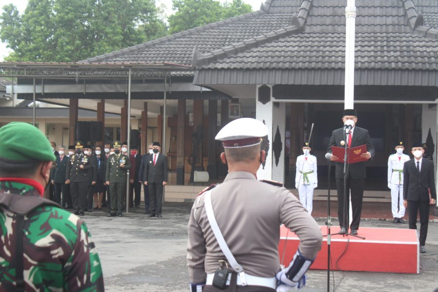 Dandim 0728/Wonogiri Beserta Forkopimda Ikuti Upacara Peringatan Hari Pahlawan