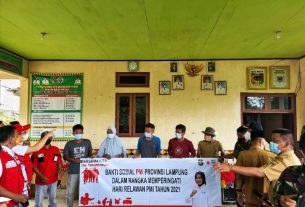 Baksos PMI Lampung dalam rangka peringatan Hari Relawan
