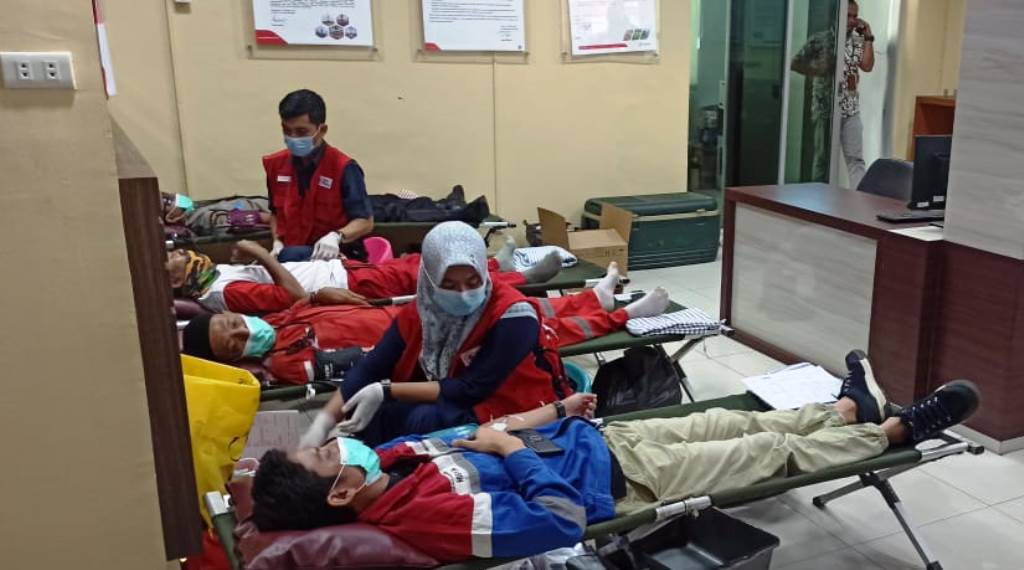 Berbagai Elemen Ikut Peduli PMI Lampung